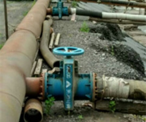 手動膠管閥現(xiàn)場