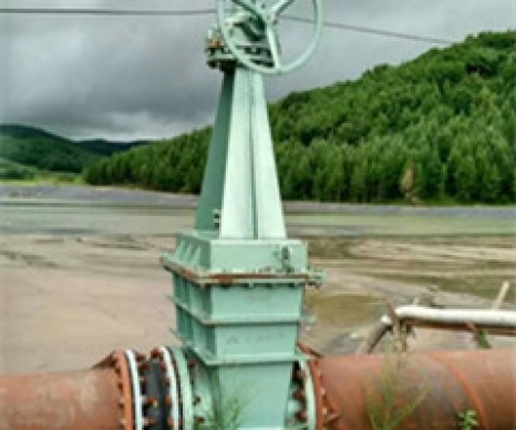 襯膠閘板閥（傘齒輪型）